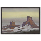 Ruins of a Chinese Fort by Nicholas Roerich, framed poster, view 2