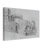 Ruins of an old temple by Konstantin Bogaevsky, canvas, view 2