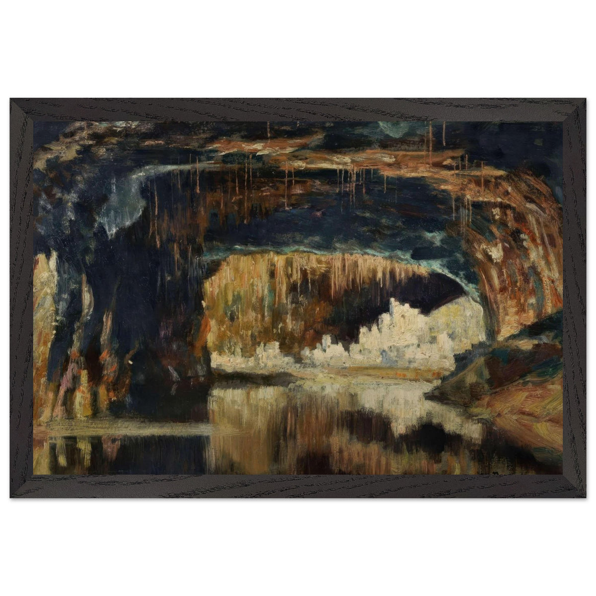 Saalfeld Fairy Grottoes by Max Pietschmann, framed poster, view 2