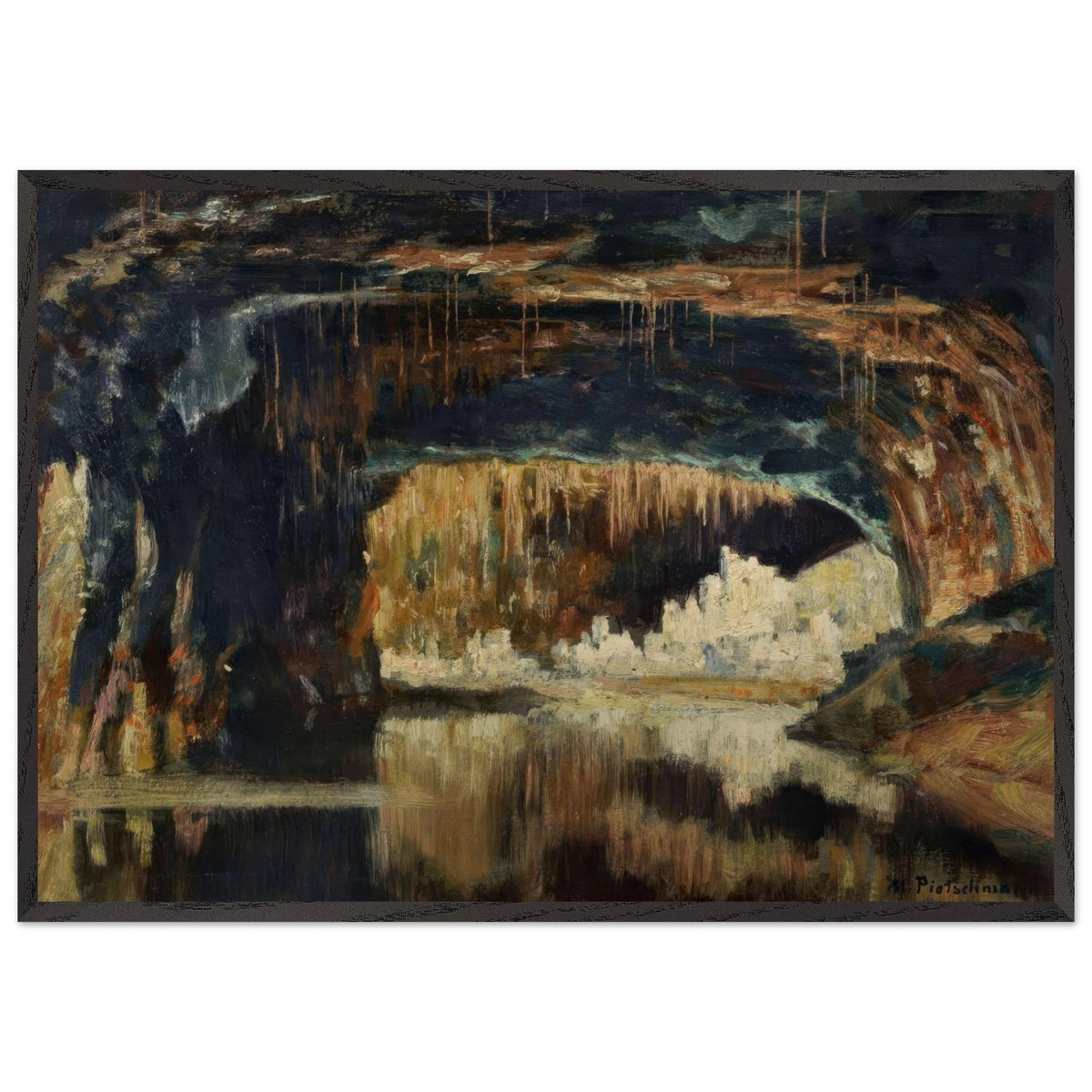 Saalfeld Fairy Grottoes by Max Pietschmann, framed poster, view 3