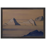 Sacred Himalayas by Nicholas Roerich, framed poster, view 2