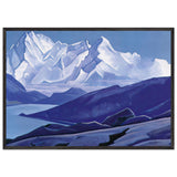 Sacred Himalayas by Nicholas Roerich, framed poster, view 3