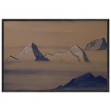 Sacred Himalayas by Nicholas Roerich, framed poster