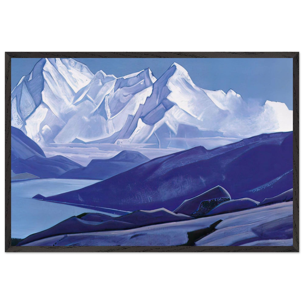 Sacred Himalayas by Nicholas Roerich, framed poster