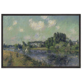 Sails on the Oise by Gustave Loiseau, framed poster