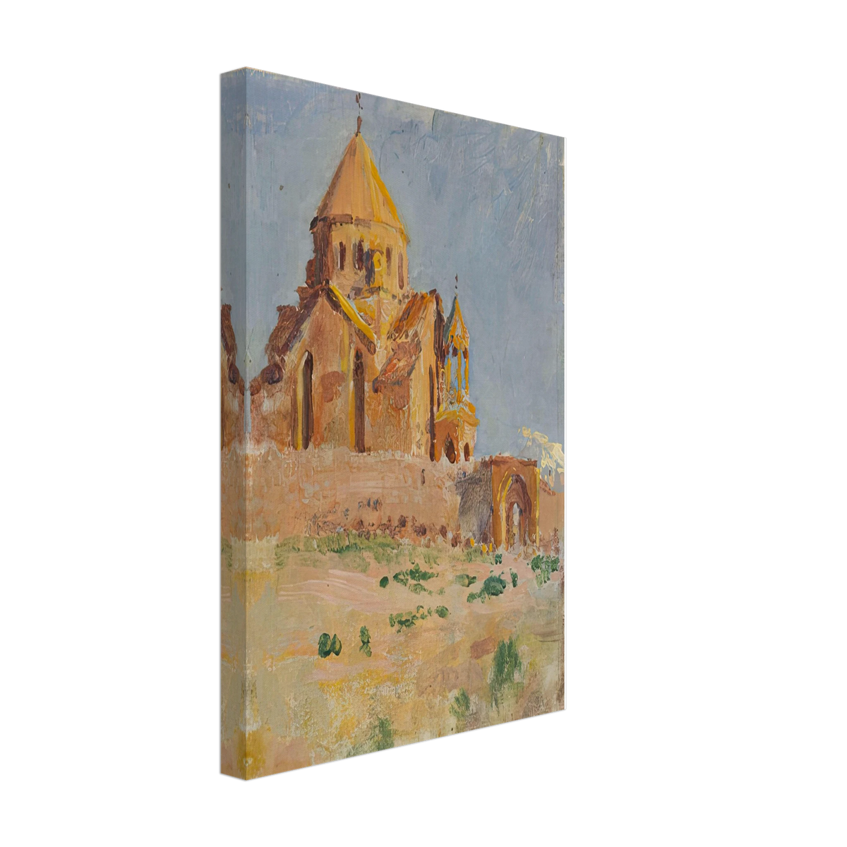 Saint Hripsime Church. Etchmiadzin by Yeghishe Tadevosyan, canvas, view 2