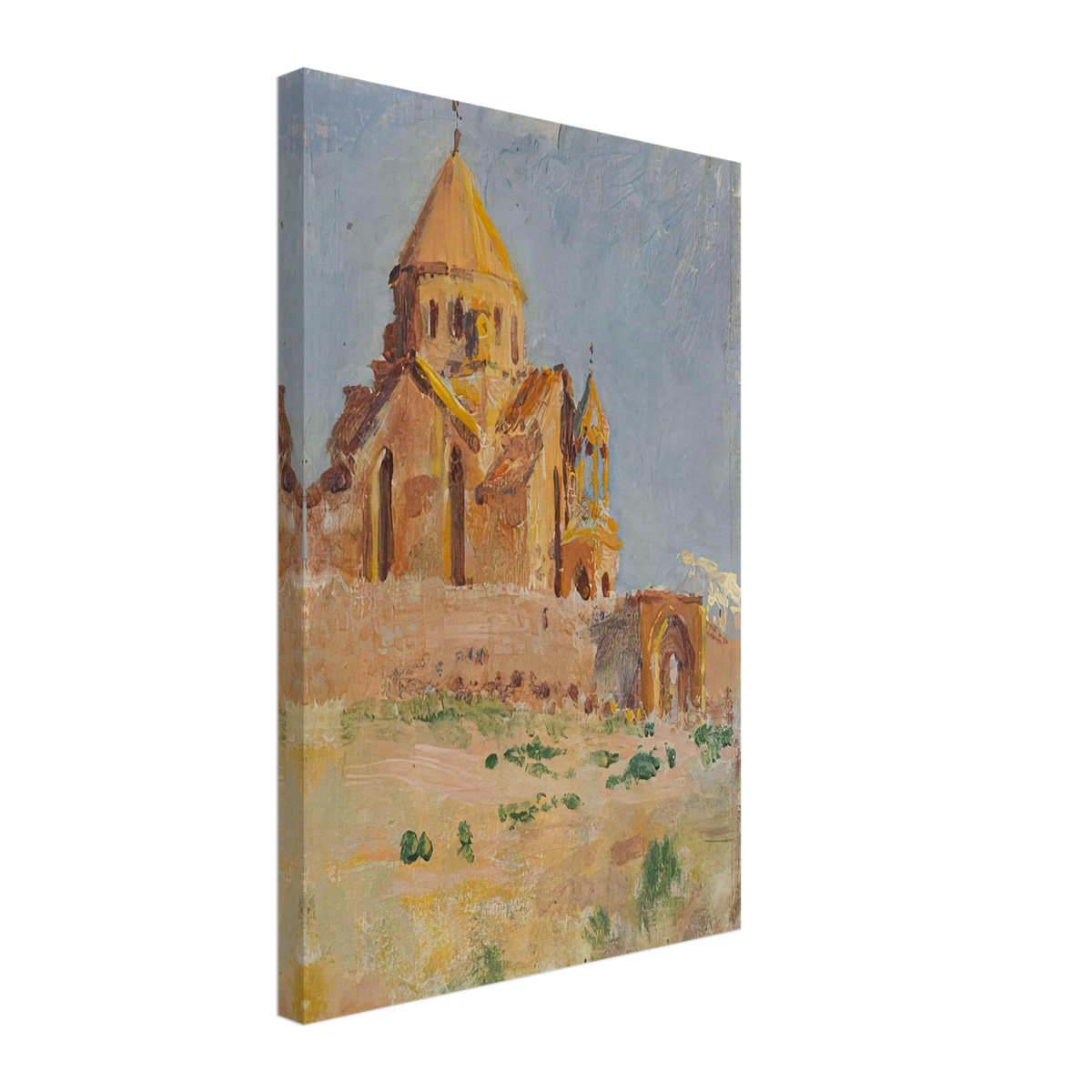 Saint Hripsime Church. Etchmiadzin by Yeghishe Tadevosyan, canvas
