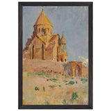 Saint Hripsime Church. Etchmiadzin by Yeghishe Tadevosyan, framed poster, view 2