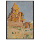 Saint Hripsime Church. Etchmiadzin by Yeghishe Tadevosyan, framed poster, view 3