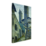 San Gimignano by Nicholas Roerich, canvas