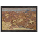 Sanctuaries and Citadels by Nicholas Roerich, framed poster, view 2