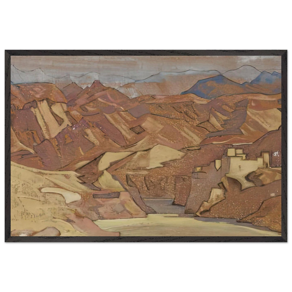 Sanctuaries and Citadels by Nicholas Roerich, framed poster