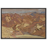 Sanctuaries and Citadels by Nicholas Roerich, framed poster