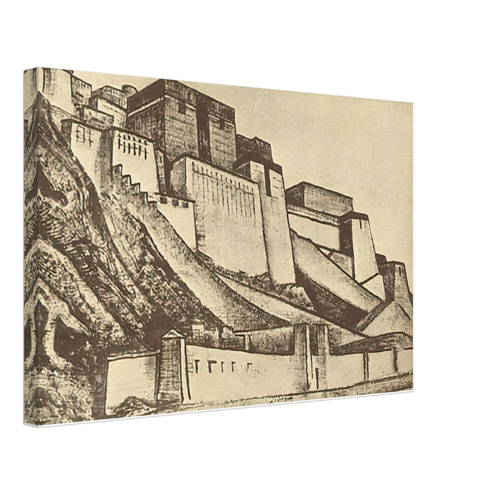 Sanctuaries by Nicholas Roerich, canvas