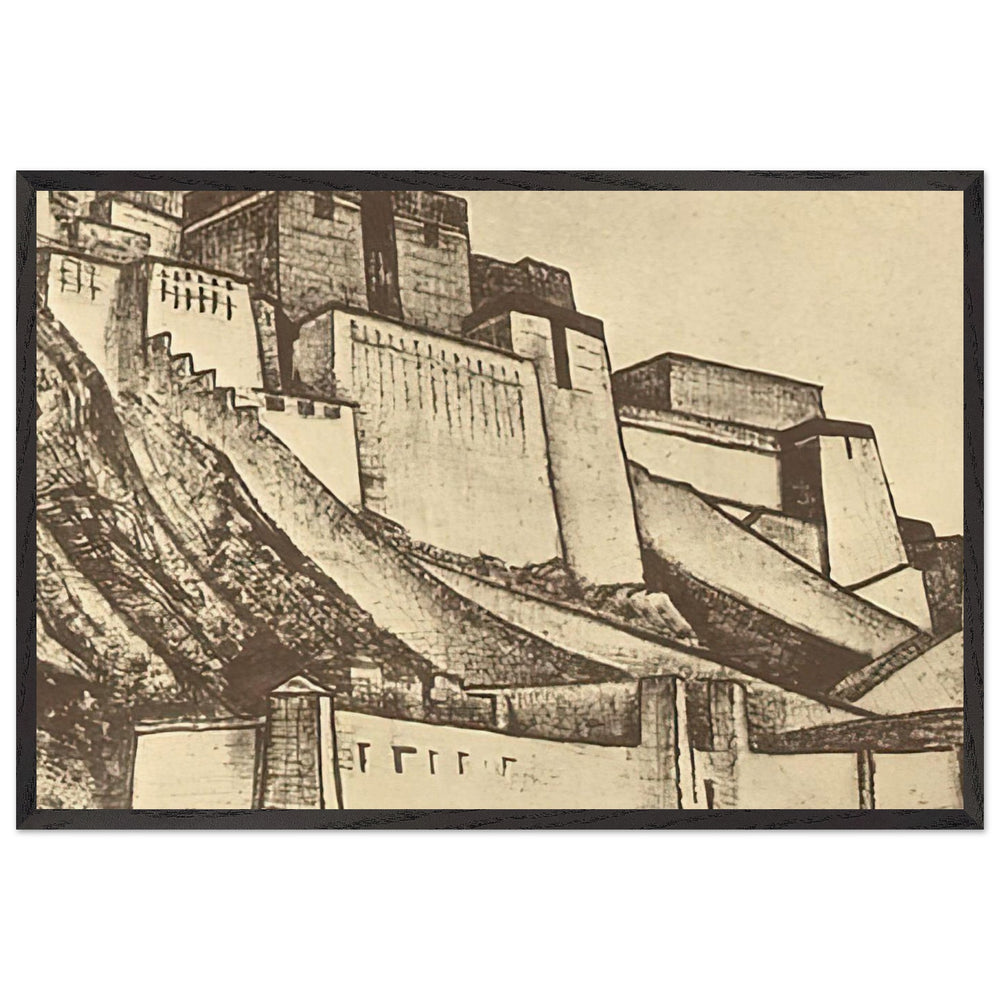 Sanctuaries by Nicholas Roerich, framed poster