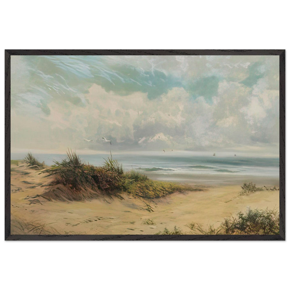 Sand Dunes in Wales by Daniel Sherrin, framed poster