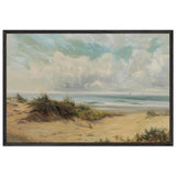 Sand Dunes in Wales by Daniel Sherrin, framed poster