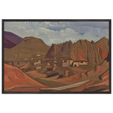 Sandoling. Lamayura by Nicholas Roerich, framed poster
