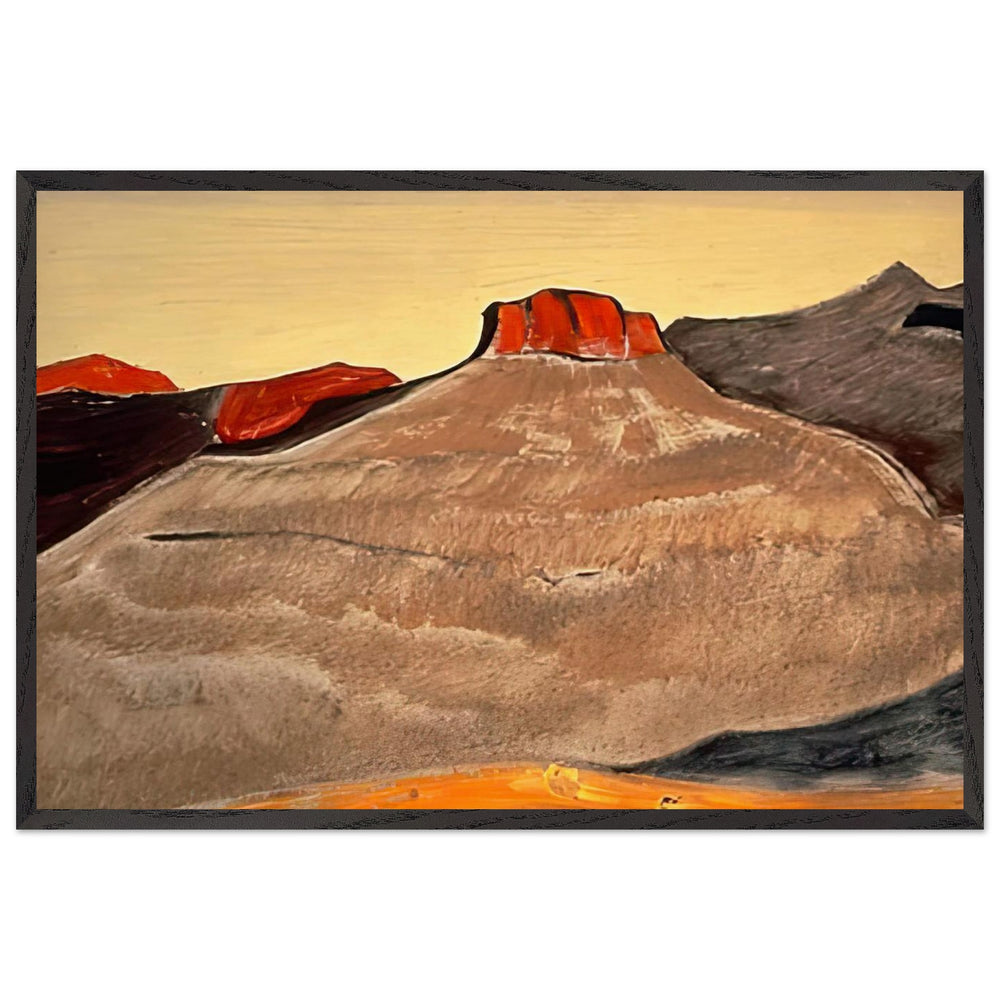 Santa-Fe by Nicholas Roerich, framed poster