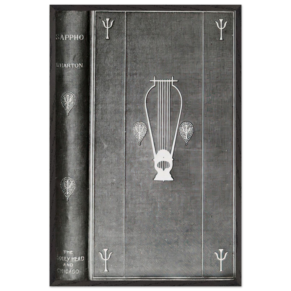 Sappho by Aubrey Beardsley, framed poster
