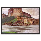 Savonlinna. Olavinlinna by Nicholas Roerich, framed poster, view 2