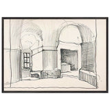 Scenery Sketch for Khovanshchina by Nicholas Roerich, framed poster, view 3