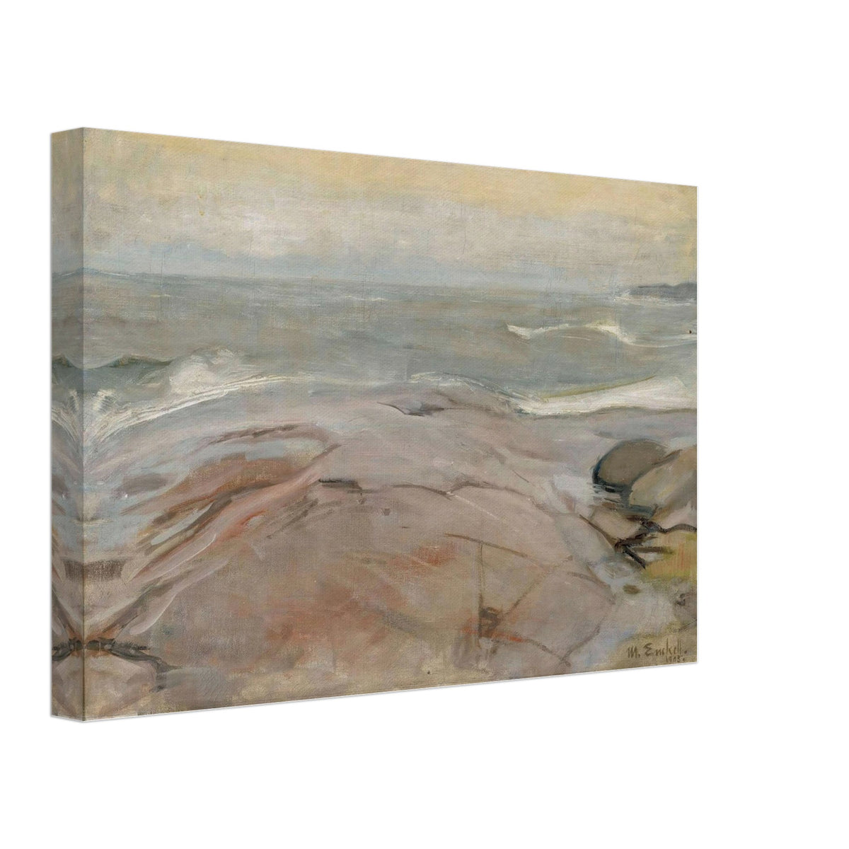 Seaside Landscape from Suursaari Island by Magnus Enckell, canvas, view 2