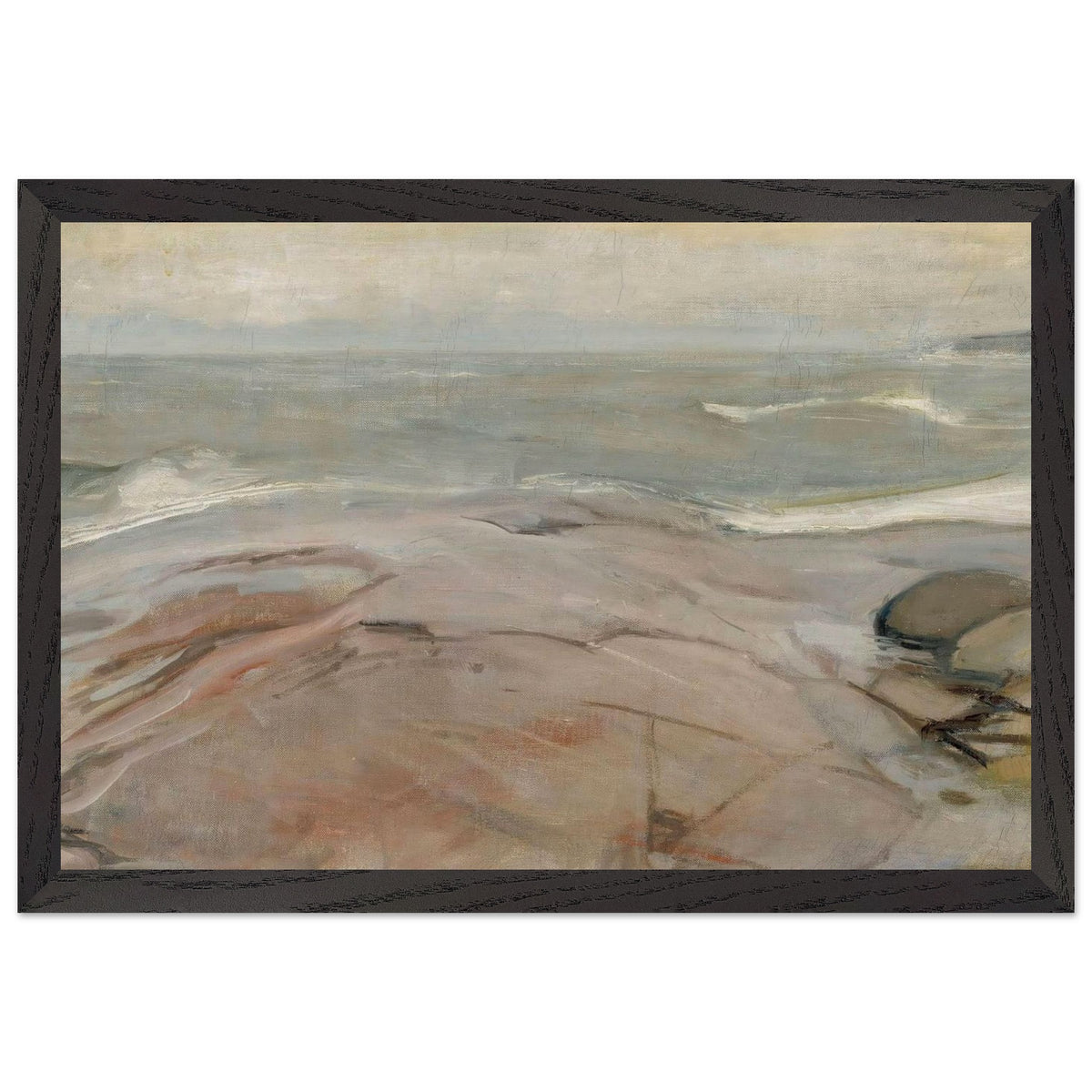 Seaside Landscape from Suursaari Island by Magnus Enckell, framed poster, view 2