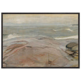 Seaside Landscape from Suursaari Island by Magnus Enckell, framed poster, view 3