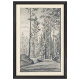 Second Bridge on Road to Threshing Floor in State Forest by Nicholas Roerich, framed poster, view 2