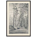 Second Bridge on Road to Threshing Floor in State Forest by Nicholas Roerich, framed poster