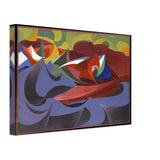 September 20 demonstration by Giacomo Balla, canvas, view 2