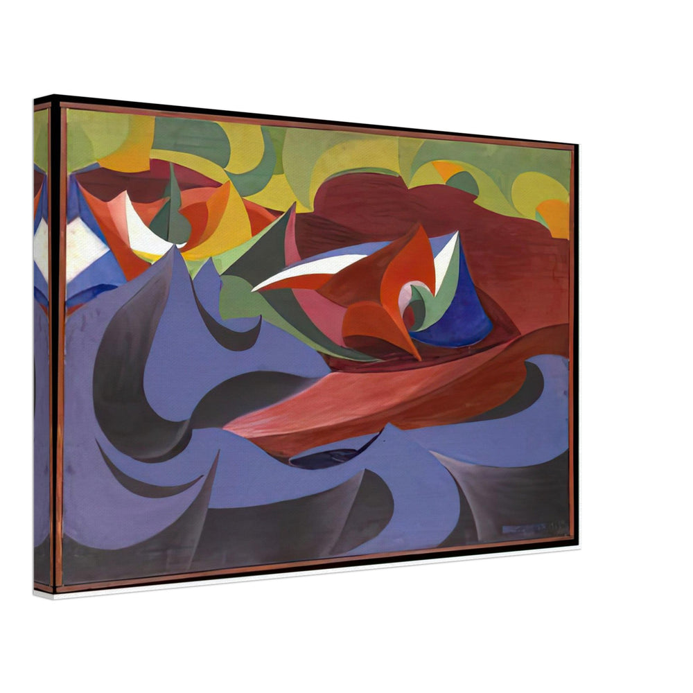 September 20 demonstration by Giacomo Balla, canvas