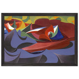 September 20 demonstration by Giacomo Balla, framed poster, view 2