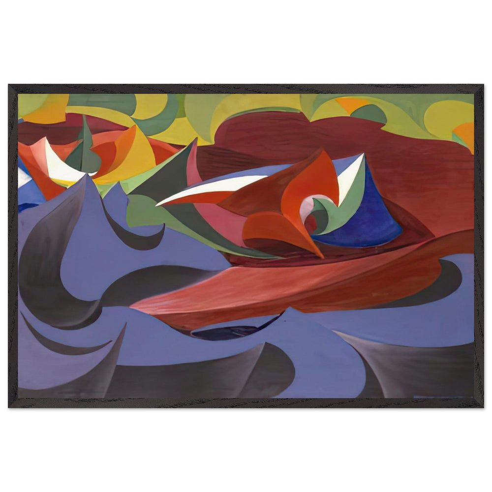 September 20 demonstration by Giacomo Balla, framed poster