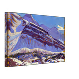 September Snow on Mount Schaffer by J. E. H. MacDonald, canvas, view 2