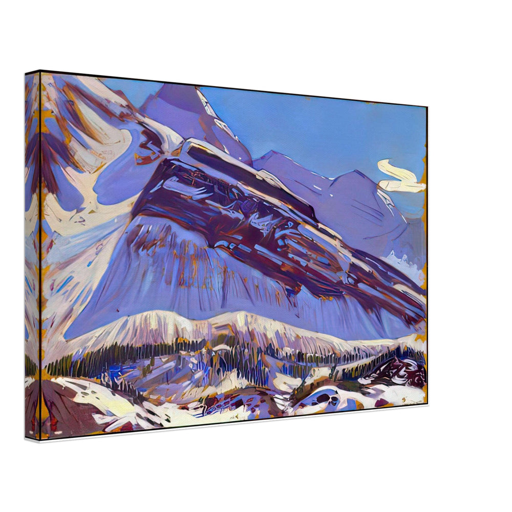 September Snow on Mount Schaffer by J. E. H. MacDonald, canvas