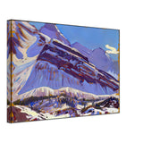 September Snow on Mount Schaffer by J. E. H. MacDonald, canvas