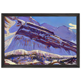 September Snow on Mount Schaffer by J. E. H. MacDonald, framed poster, view 2