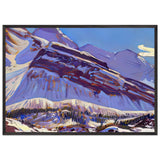 September Snow on Mount Schaffer by J. E. H. MacDonald, framed poster, view 3