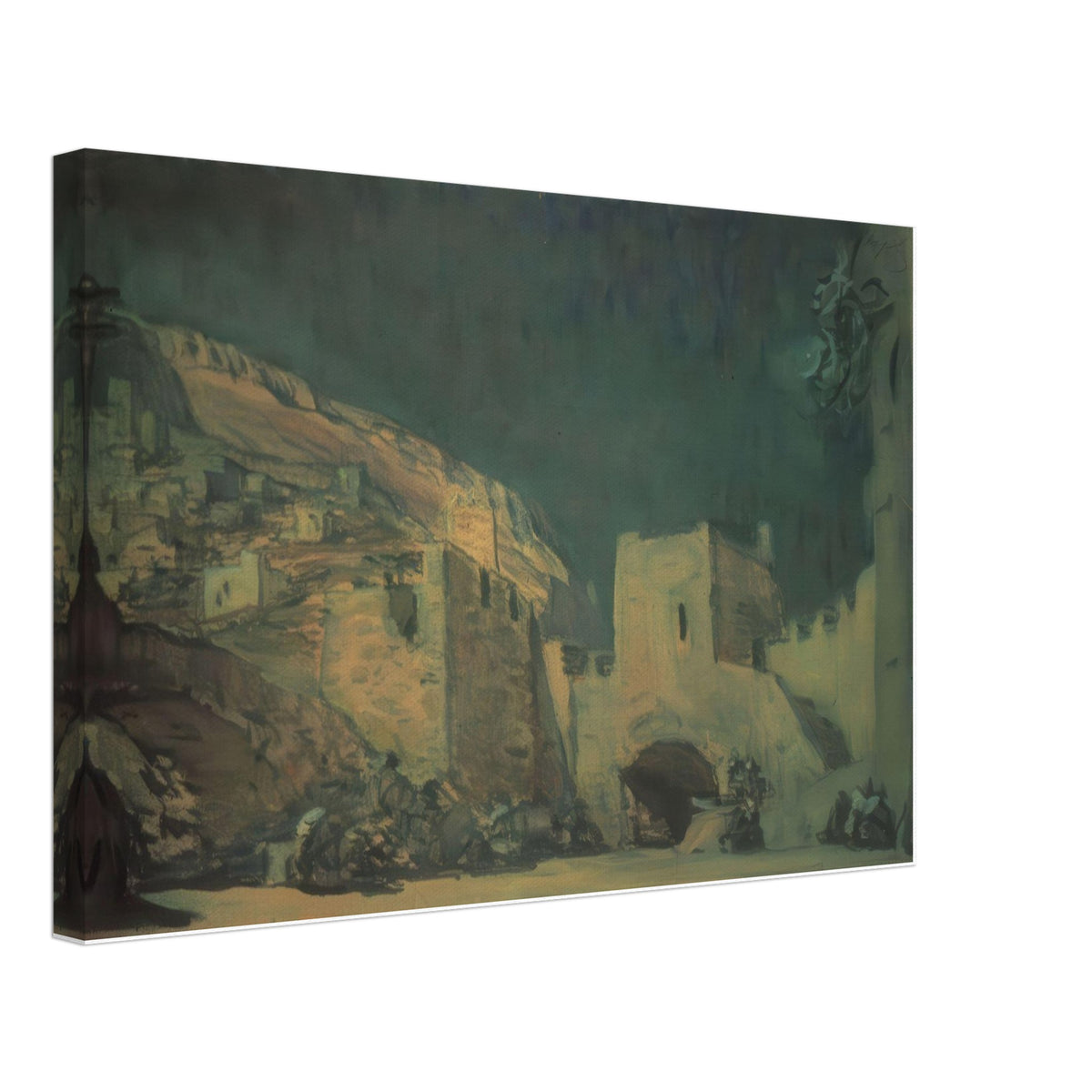 Set Design for the Opera Judith by Alexander Serov by Valentin Serov, canvas