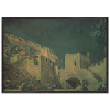 Set Design for the Opera Judith by Alexander Serov by Valentin Serov, framed poster, view 3
