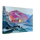 Sharugen Monastery by Nicholas Roerich, canvas, view 2