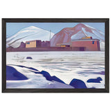 Sharugon Monastery by Nicholas Roerich, framed poster, view 2
