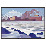 Sharugon Monastery by Nicholas Roerich, framed poster, view 3