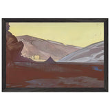 Sharugon Monastery, Tibet by Nicholas Roerich, framed poster, view 2