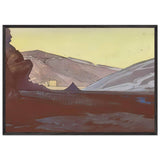 Sharugon Monastery, Tibet by Nicholas Roerich, framed poster, view 3