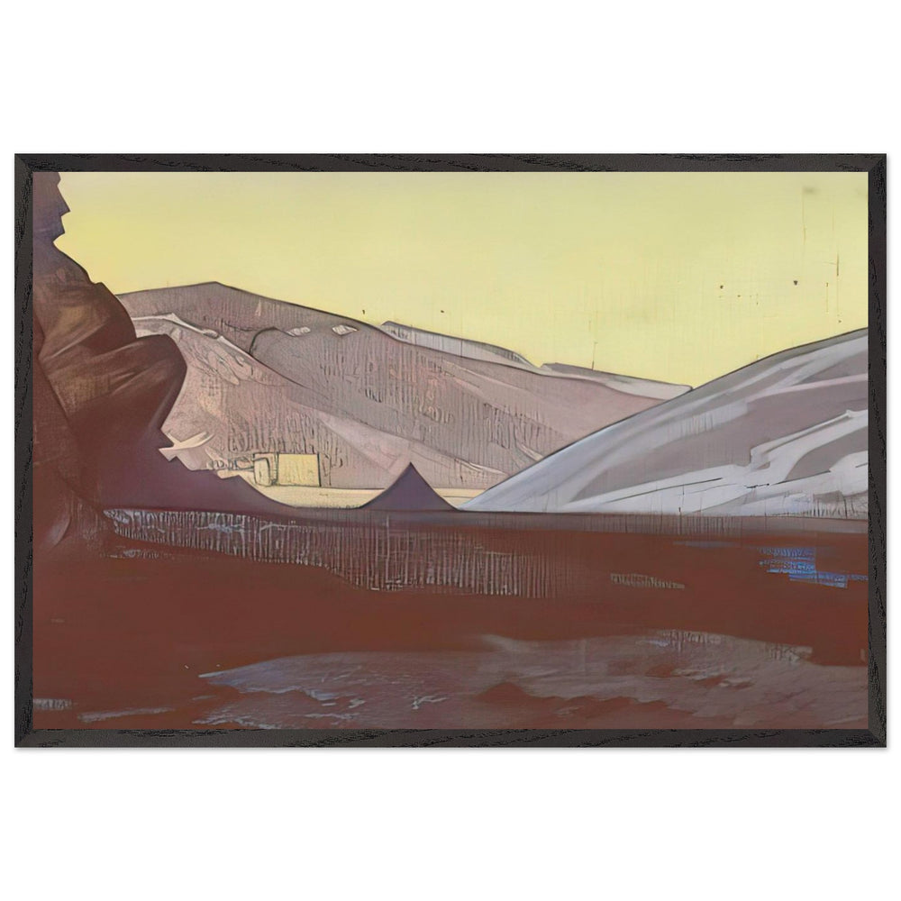 Sharugon Monastery, Tibet by Nicholas Roerich, framed poster