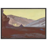 Sharugon Monastery, Tibet by Nicholas Roerich, framed poster