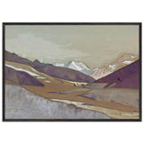 Shayok, the Eighth Day by Nicholas Roerich, framed poster, view 3